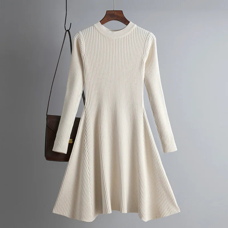 Women Slim Mini Chick Knit Dress