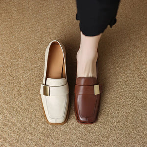 Women Retro Genuine Leather Handmade Shoes