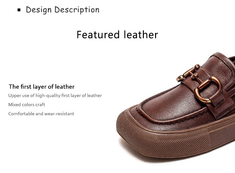 Women Genuine Leather Casual Moccasins Soft Shoes