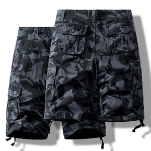 Men Casual Tactical Bermuda Camouflage Cargo Shorts