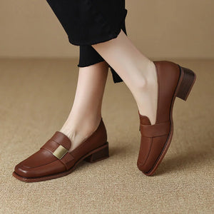 Women Retro Genuine Leather Handmade Shoes