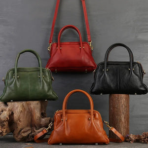 Women Retro Genuine Leather Handbag