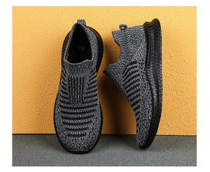 Men Slip On Walking Sneaker Sock Jogging Shoes