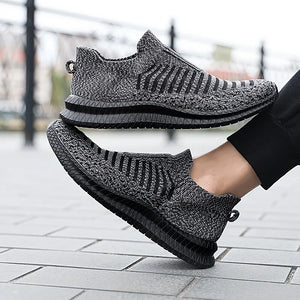 Men Slip On Walking Sneaker Sock Jogging Shoes