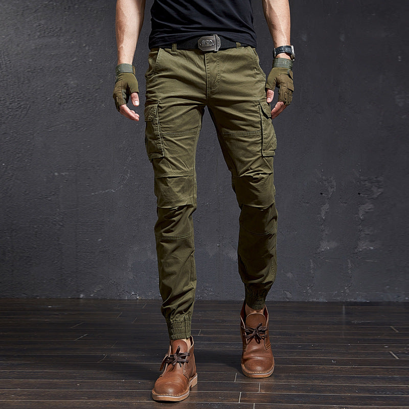 Men Slim Military Camouflage Casual Tactical Cargo Pant – Qararli