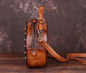 Women Retro Handmade Genuine Leather Bags